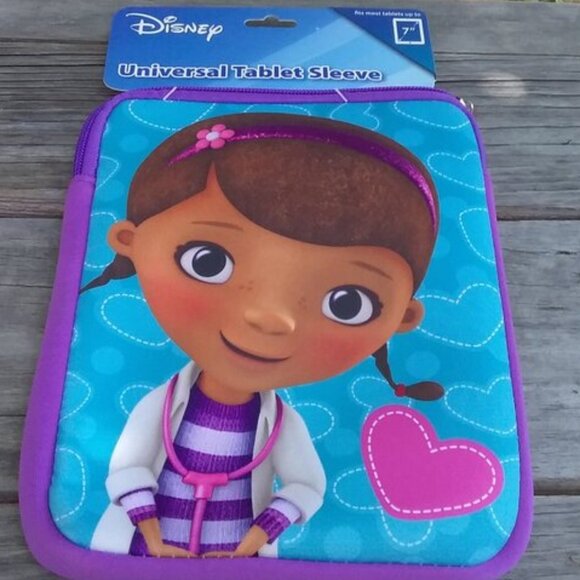 Disney Doc McStuffins Soft Case 7" Universal Tablet Sleeve Gift Idea NEW - Picture 4 of 4